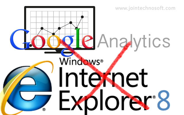 Google Analytics doesnt support IE8