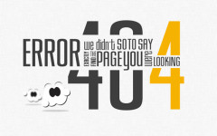 Design Tips For 404 Error Page