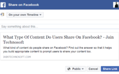 What Type Of Content Do Users Share On Facebook?