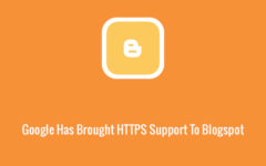 Google Has Brought HTTPS Support To Blogspot