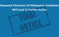 Google Warns Against Repeated Violation Of Webmaster Guidelines